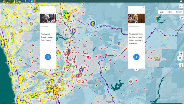 Mappa di Pokelytics