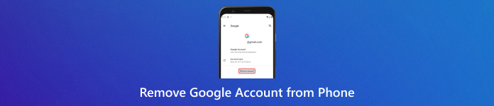 Rimuovi l'account Google dal telefono