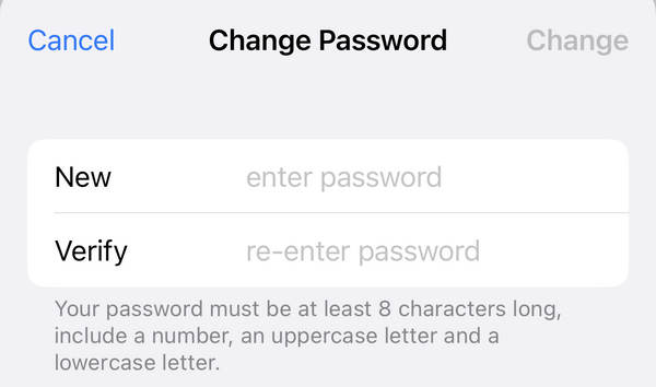 Reset Apple ID Passcode