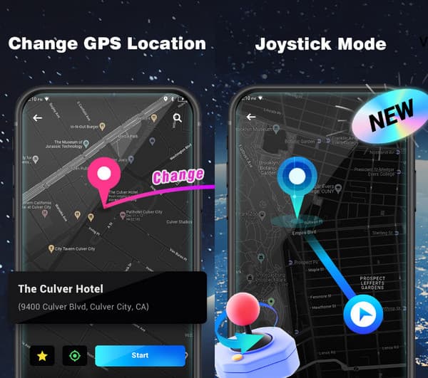 Gmocker 偽の GPS 位置情報