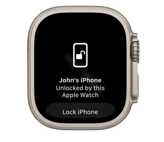 Lock iPhone on Apple Watch