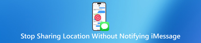 Dejar de compartir la ubicación sin notificar a iMessage