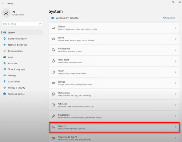 Systemwiederherstellung