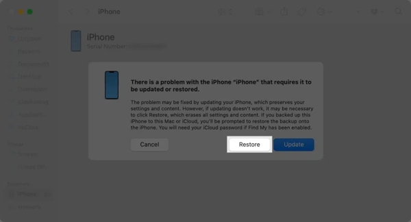 Deblocați iPhone iTunes