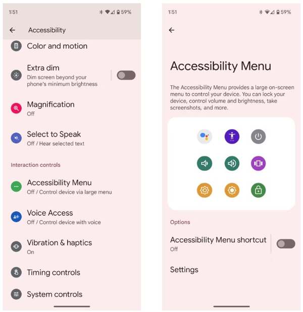 Accessibility Menu