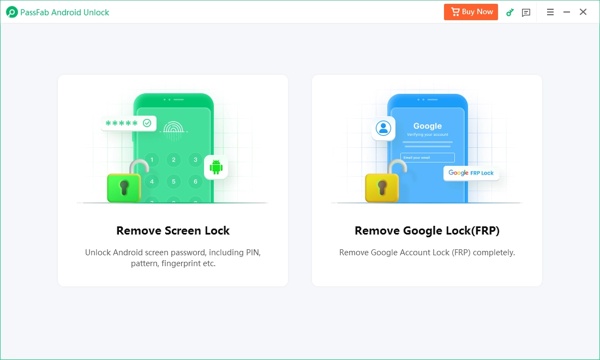 Android Unlock Main Page