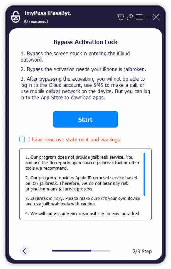 Xác nhận bỏ qua khóa kích hoạt iCloud