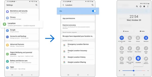 Gps Location Activation Android