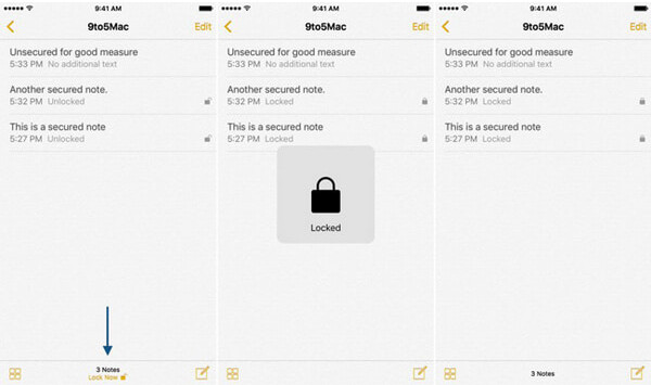 Relock All Notes IOS 15 korábban