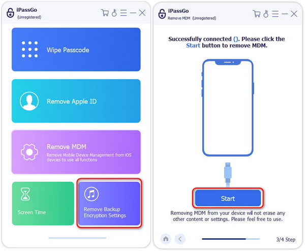 Eliminar la contraseña de copia de seguridad de iTunes