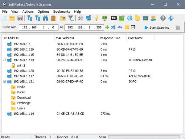 Softperfect Network Scanner