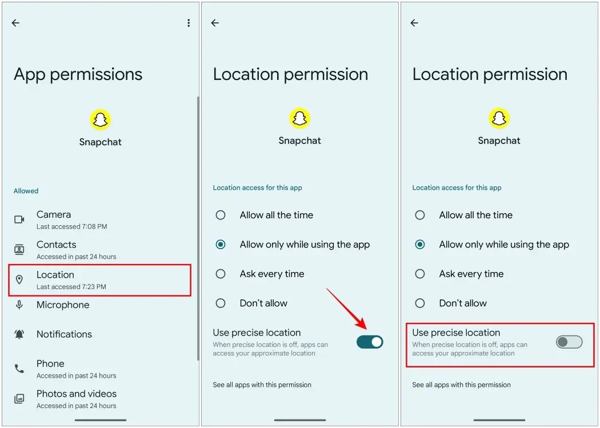 Turn Off Snapchat Location Android