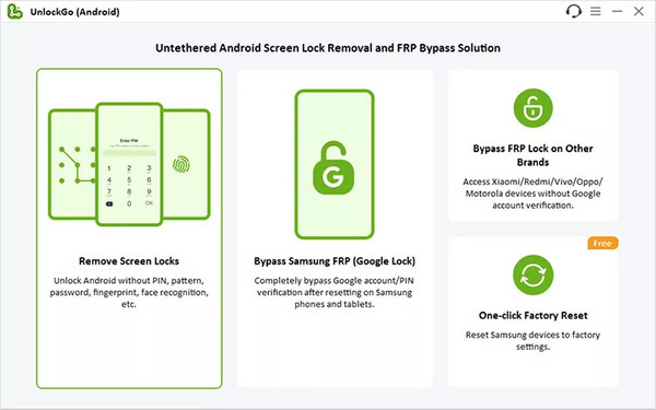 Unlockgo Android ปลดล็อคหน้าจอล็อค