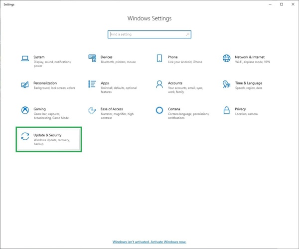 Access Safe Mode Settings