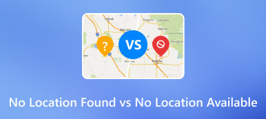 No Location Found VS No Location Available-s