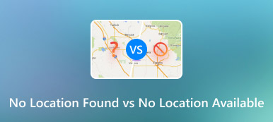 No Location Found Vs no Location Available