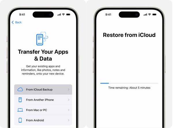 Restore iCloud Backup