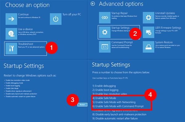 Troubleshoot Option