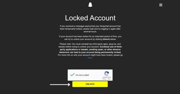 Unlock Snapchat