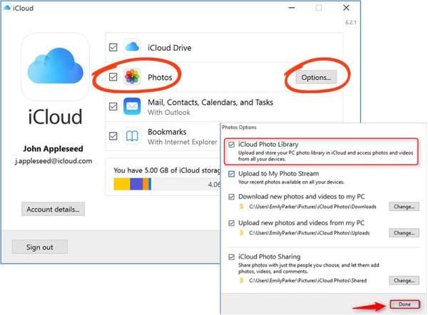 Download Photos From iCloud on PC