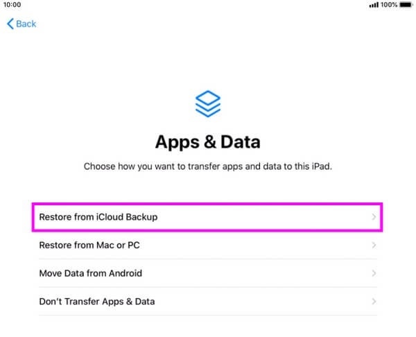 iCloud Restore Backup