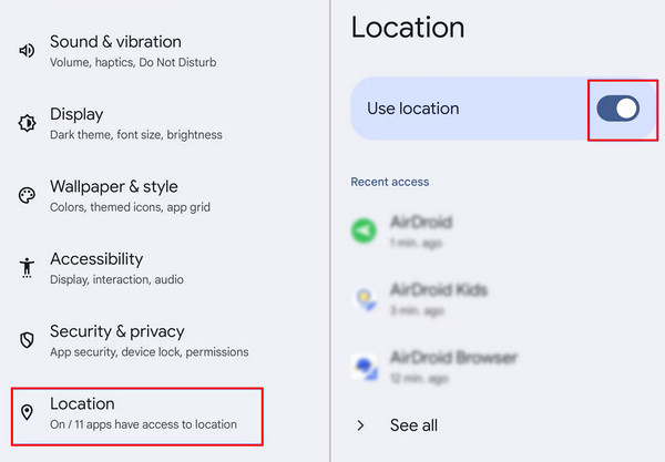 Location Service Android