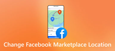 Изменить местоположение Facebook Marketplace S