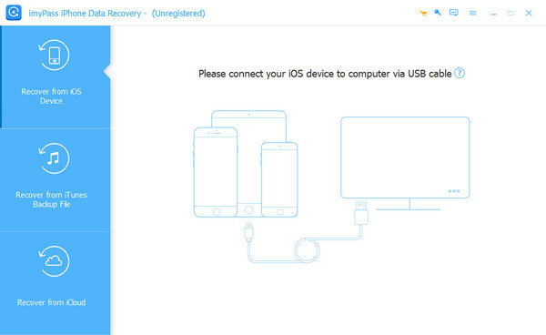 Connect your ios to iPhone Data Recovery