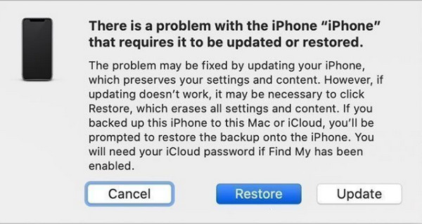 Iphone Problem Pop Up Window