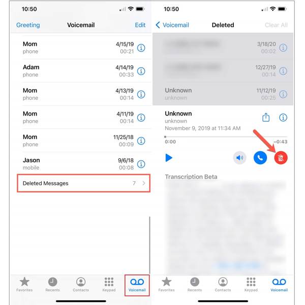 Voicemail Undelete Messages Iphone