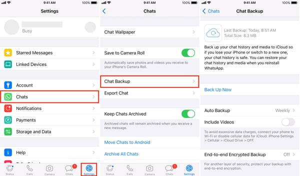 Backup do Whatsapp iOS