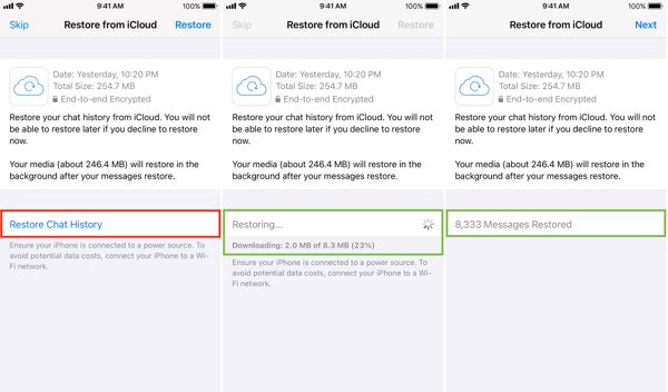 Restaurar Whatsapp IOS