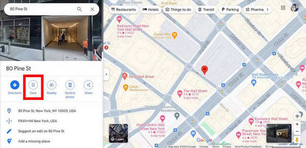 Drop and Share Location on Google Maps