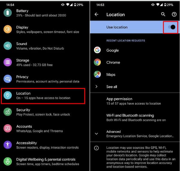 Servizi di localizzazione