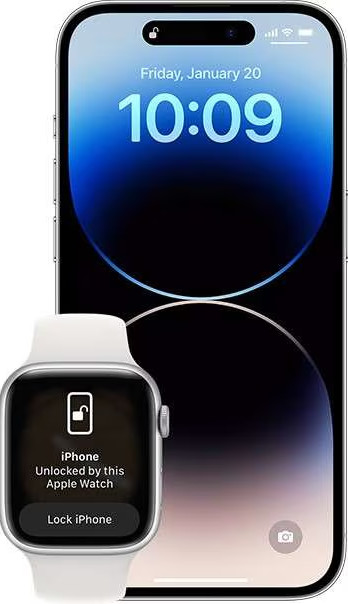 فتح قفل iPhone باستخدام الساعة