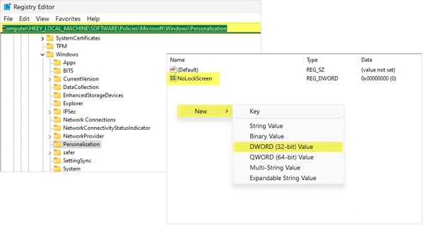 Bypass Login Registry Editor