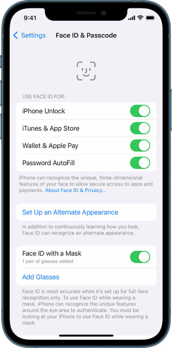 Apple Pay認証を無効にする