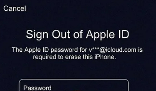 Geben Sie das Apple-ID-Passwort ein