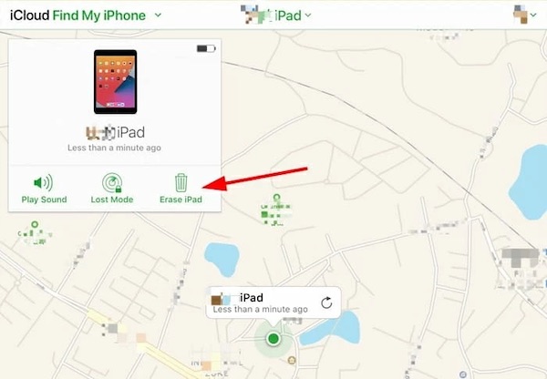 iPadを消去する
