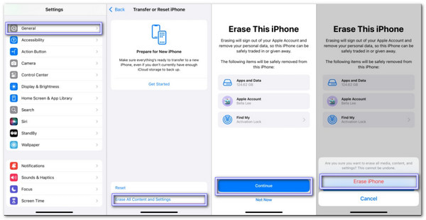 Ripristino delle impostazioni di fabbrica disabilitato iPhone tramite Siri
