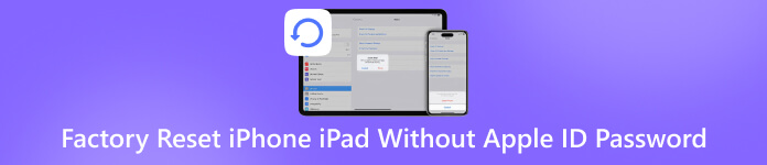 إعادة ضبط المصنع للآيفون والآيباد بدون كلمة مرور Apple ID