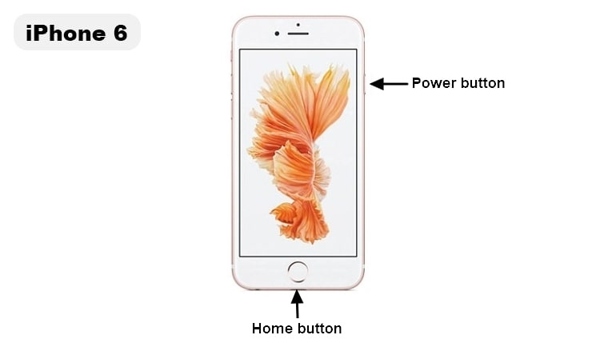 iPhone6sを強制再起動する