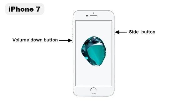 iPhone7を強制再起動する