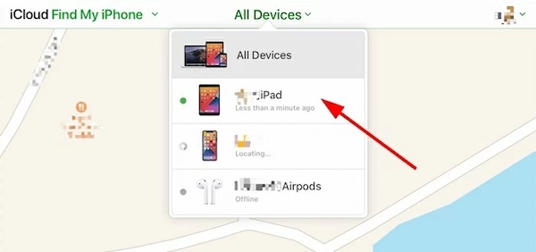 iCloud すべてのデバイス