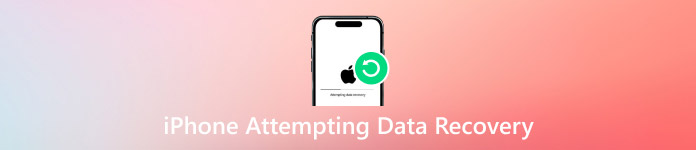 iPhone intentando recuperar datos