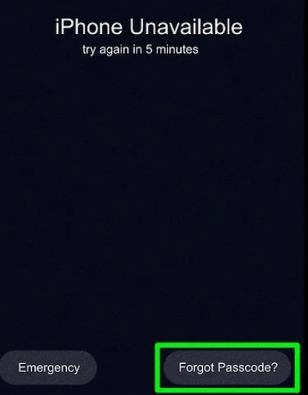 iPhone nicht verfügbar. Passcode vergessen.