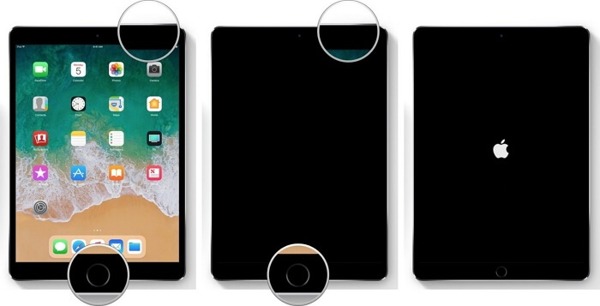 إعادة تعيين الصفحة الرئيسية لجهاز iPad