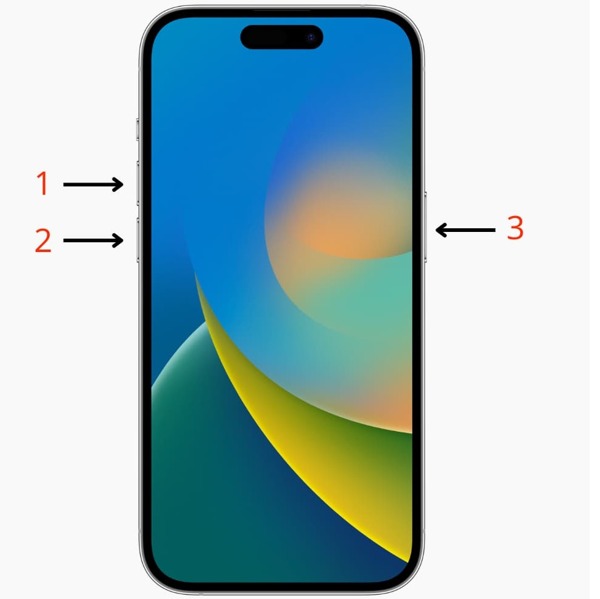 إعادة ضبط جهاز iPhone8
