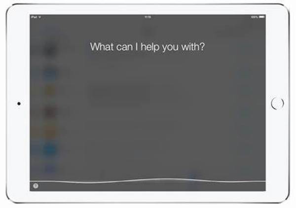 iPad Siriのロックを解除