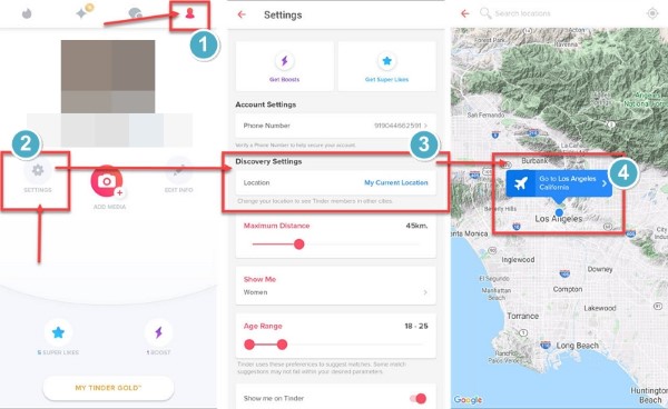 Tinder PassportでTinderの位置情報を変更する